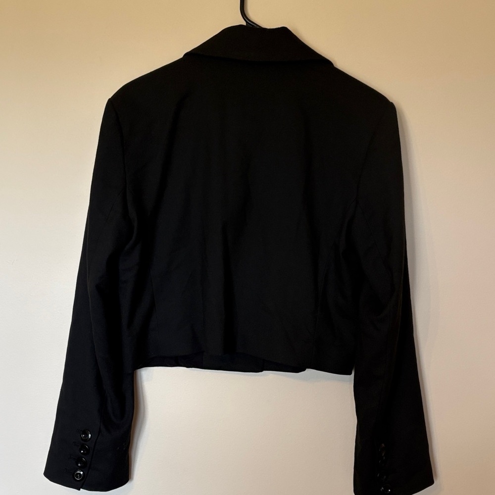 We The Free Cropped Black Single-Button Blazer - Picture 5 of 5